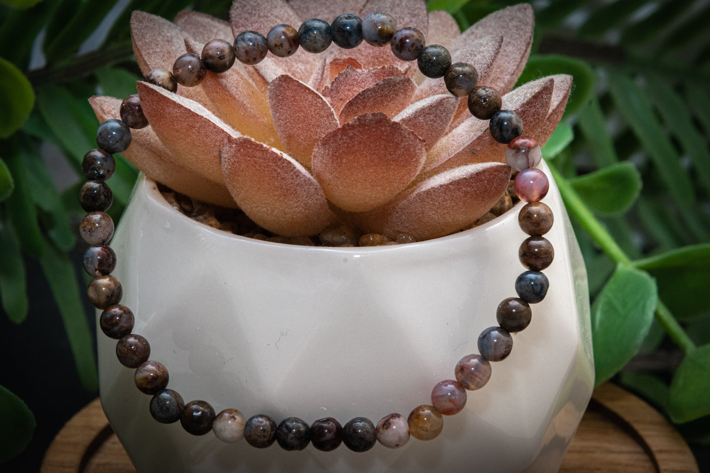 Pitersite 4mm mini bead power bracelet