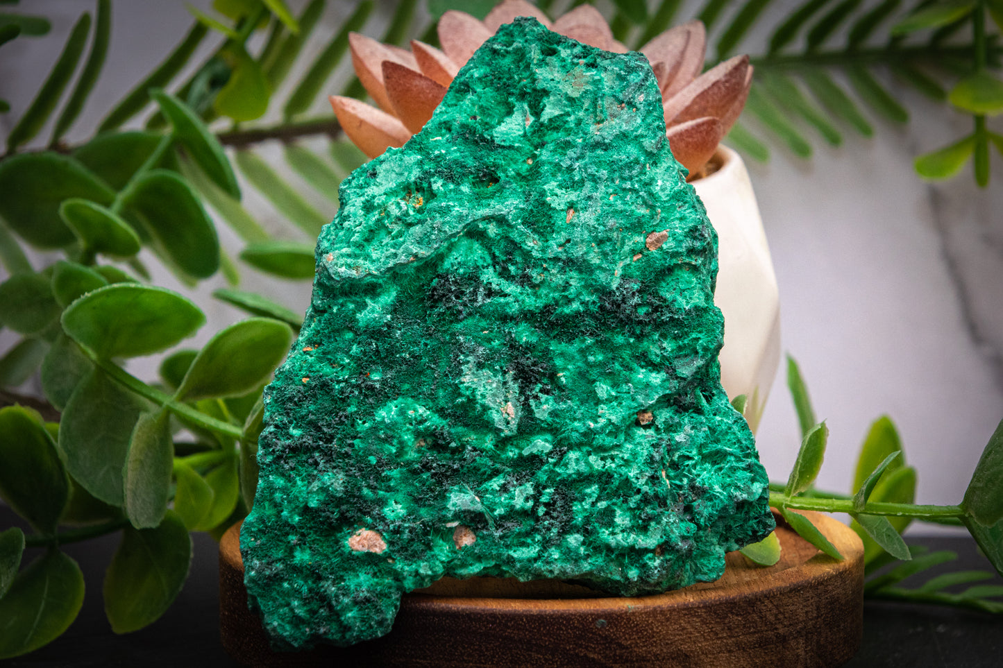 Rough malachite chunk