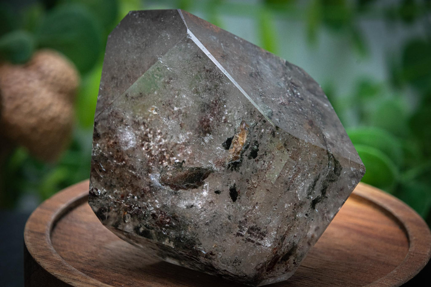 Garden quartz prism freeform