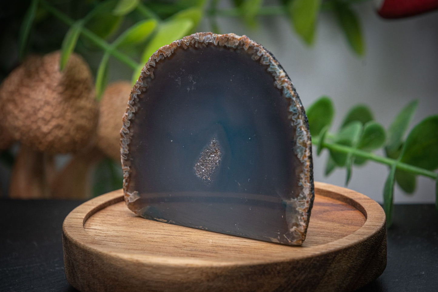 Blue agate freeform