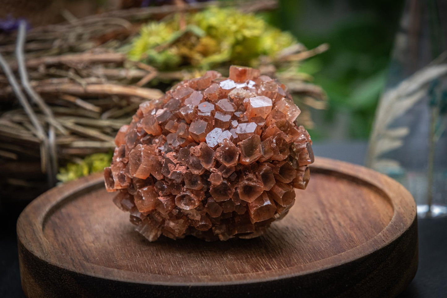 Aragonite sputnik cluster