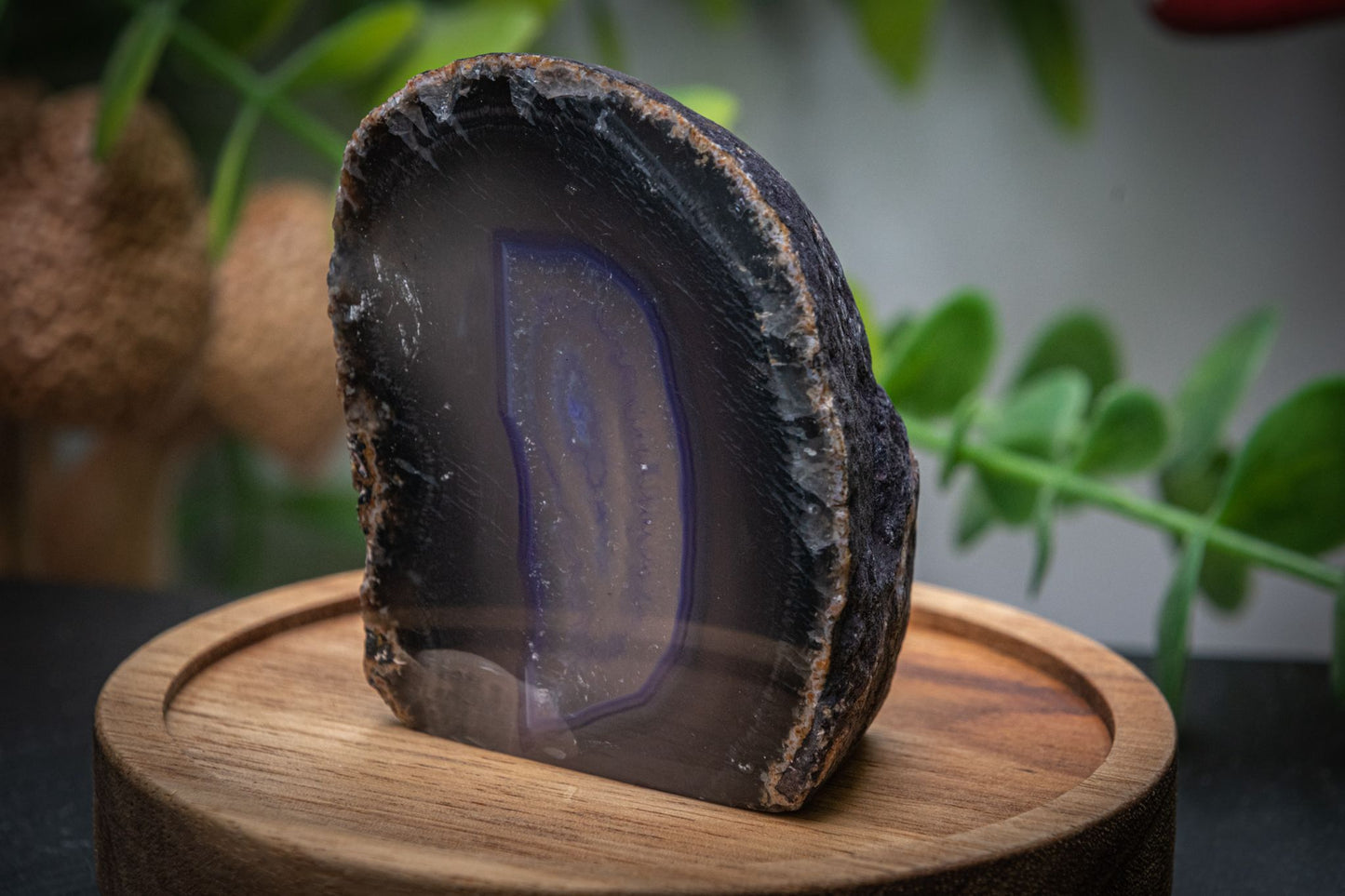 Purple agate freeform