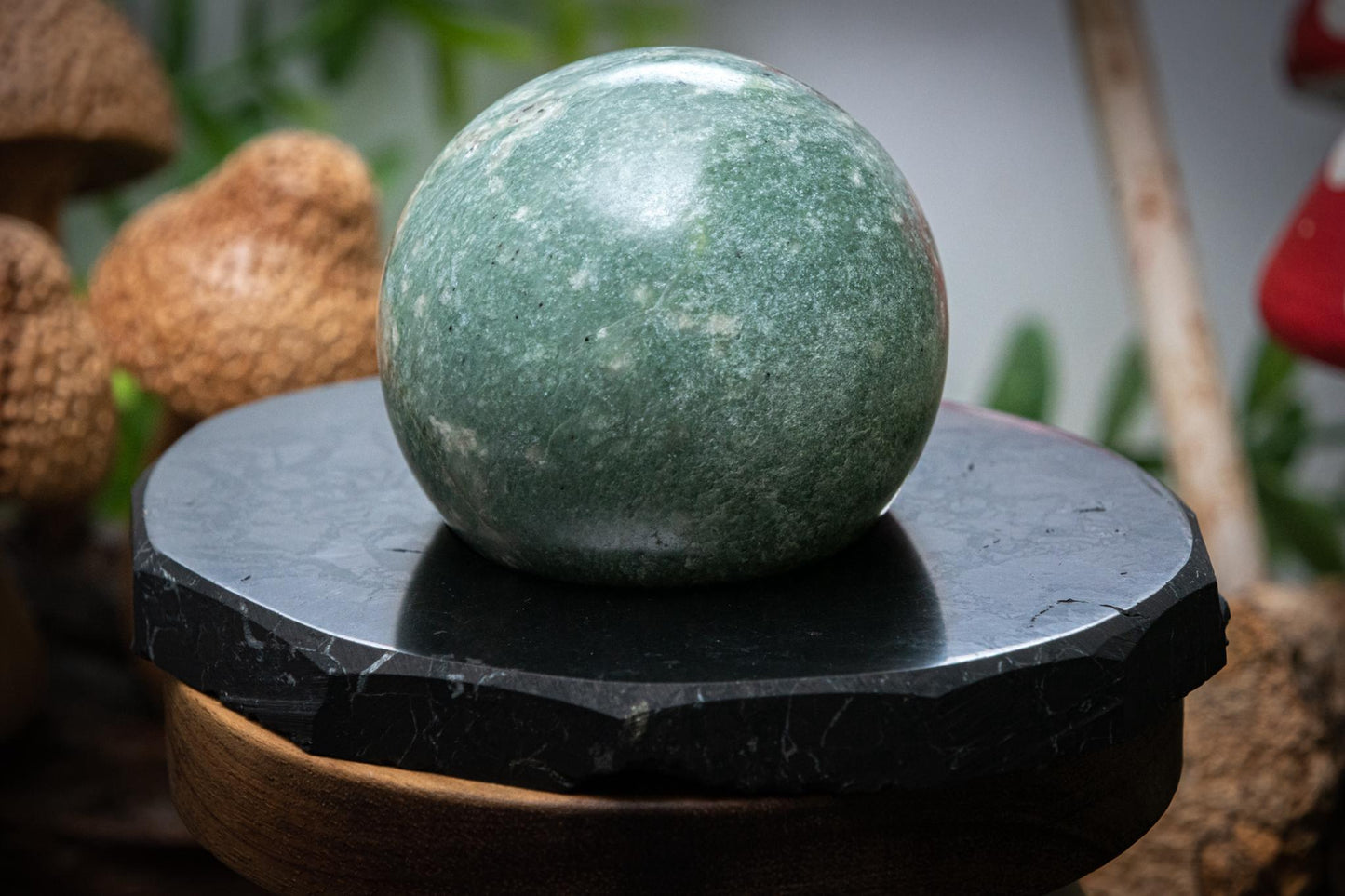 Shungite sphere holder (sphere not included)