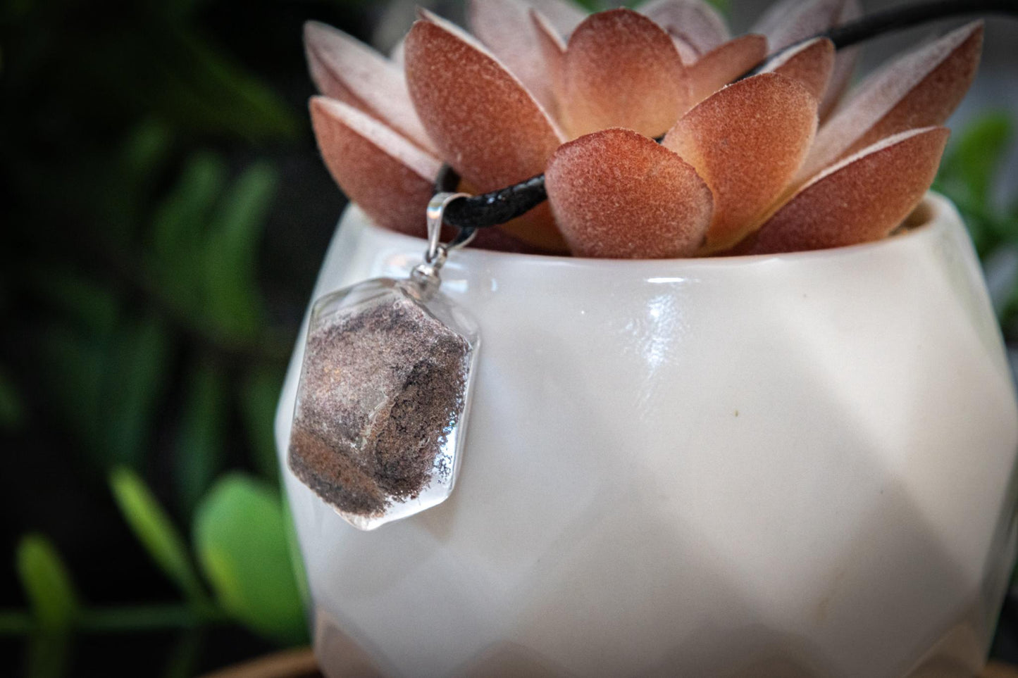Garden quartz (Lodolite) necklace