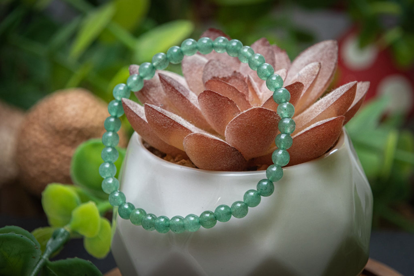 CHILDREN'S 4mm Green Aventurine power bracelet
