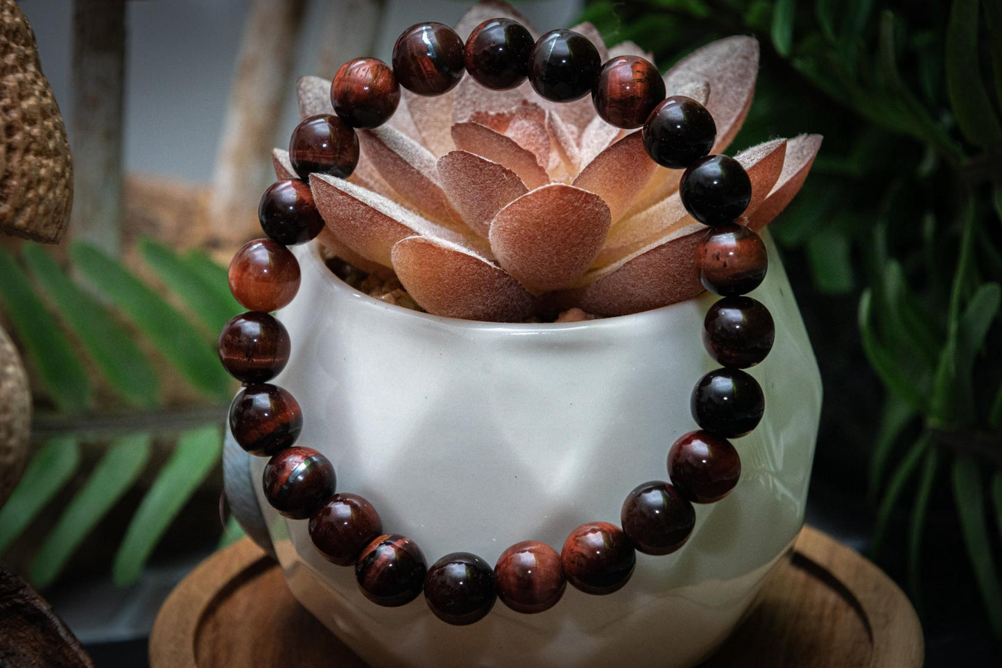 Red tigers eye power bracelet