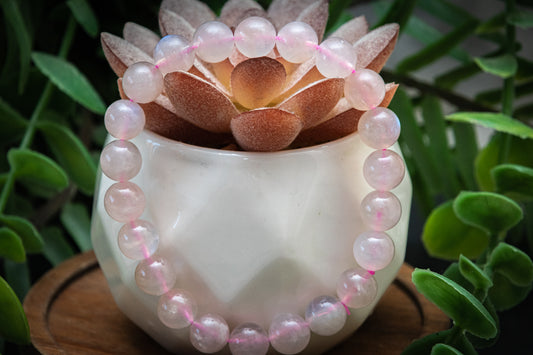 Pink moonstone power bracelet