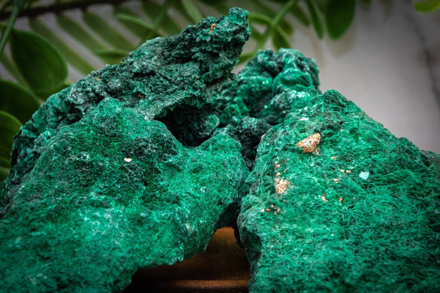Rough malachite chunk