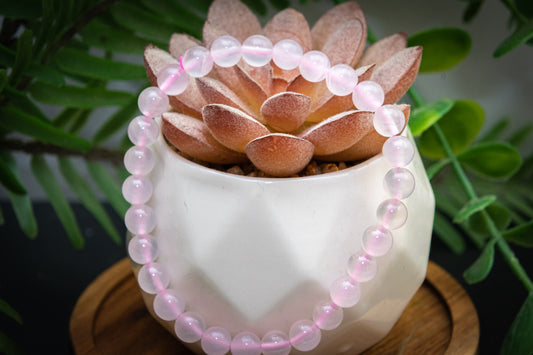 7mm pink calcite power bracelet