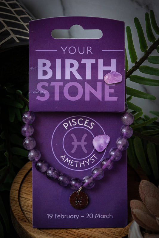 Pisces amethyst power bracelet