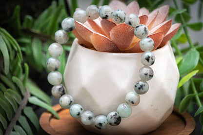 Kiwi Jasper power bracelet