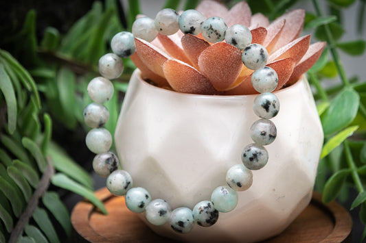 Kiwi Jasper power bracelet
