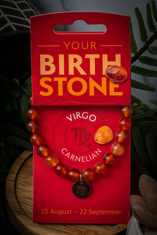 Virgo carnelian power bracelet