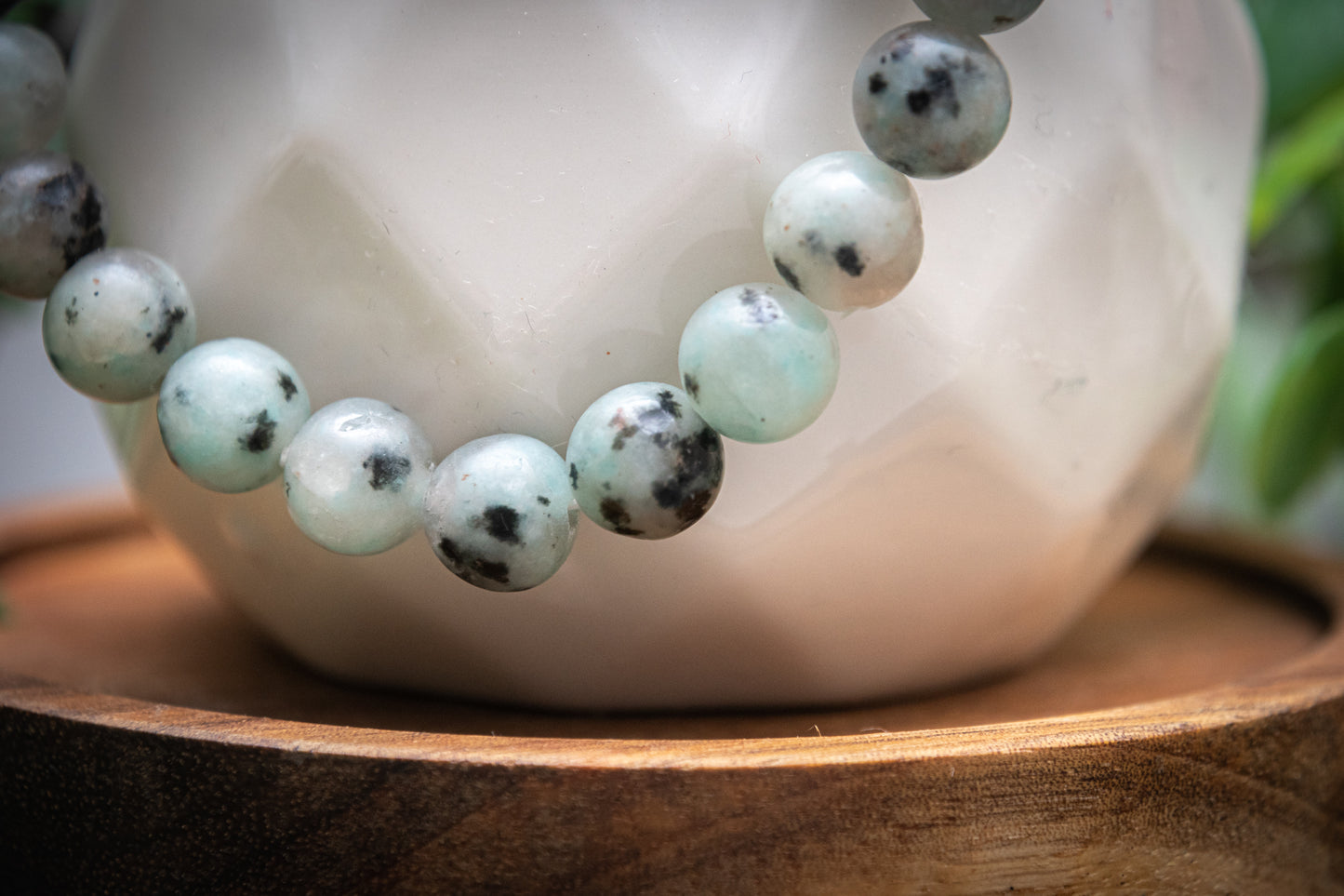 Kiwi Jasper power bracelet