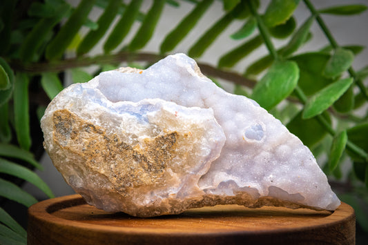 Blue lace agate rough chunk