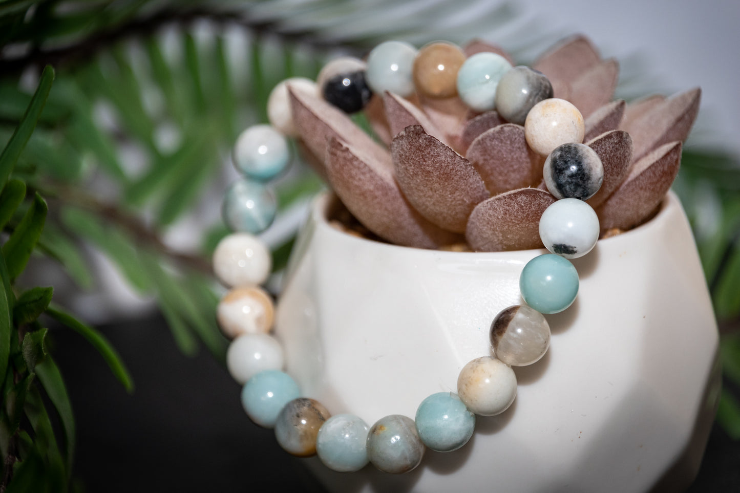 Caribbean calcite power bracelet