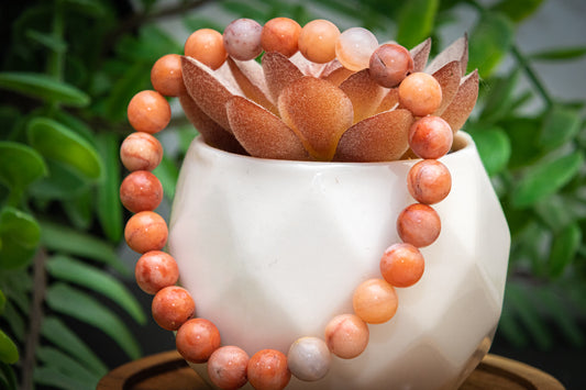 Peach aventurine power bracelet