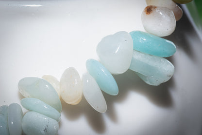 Amazonite chip bracelet