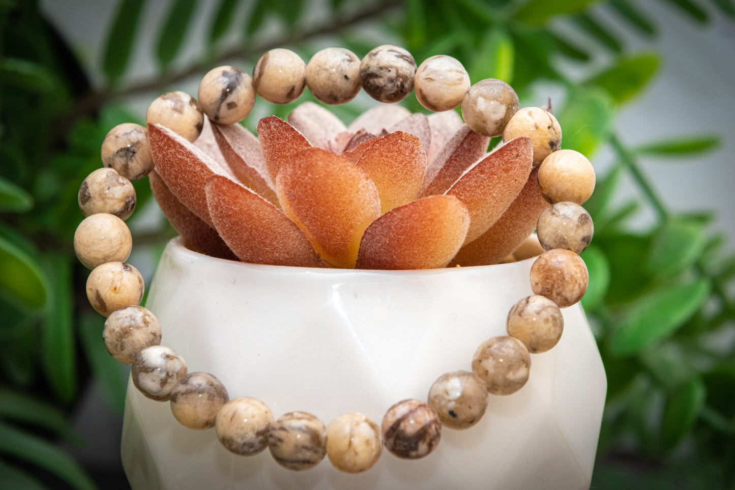 Moonstone feldspar power bracelet