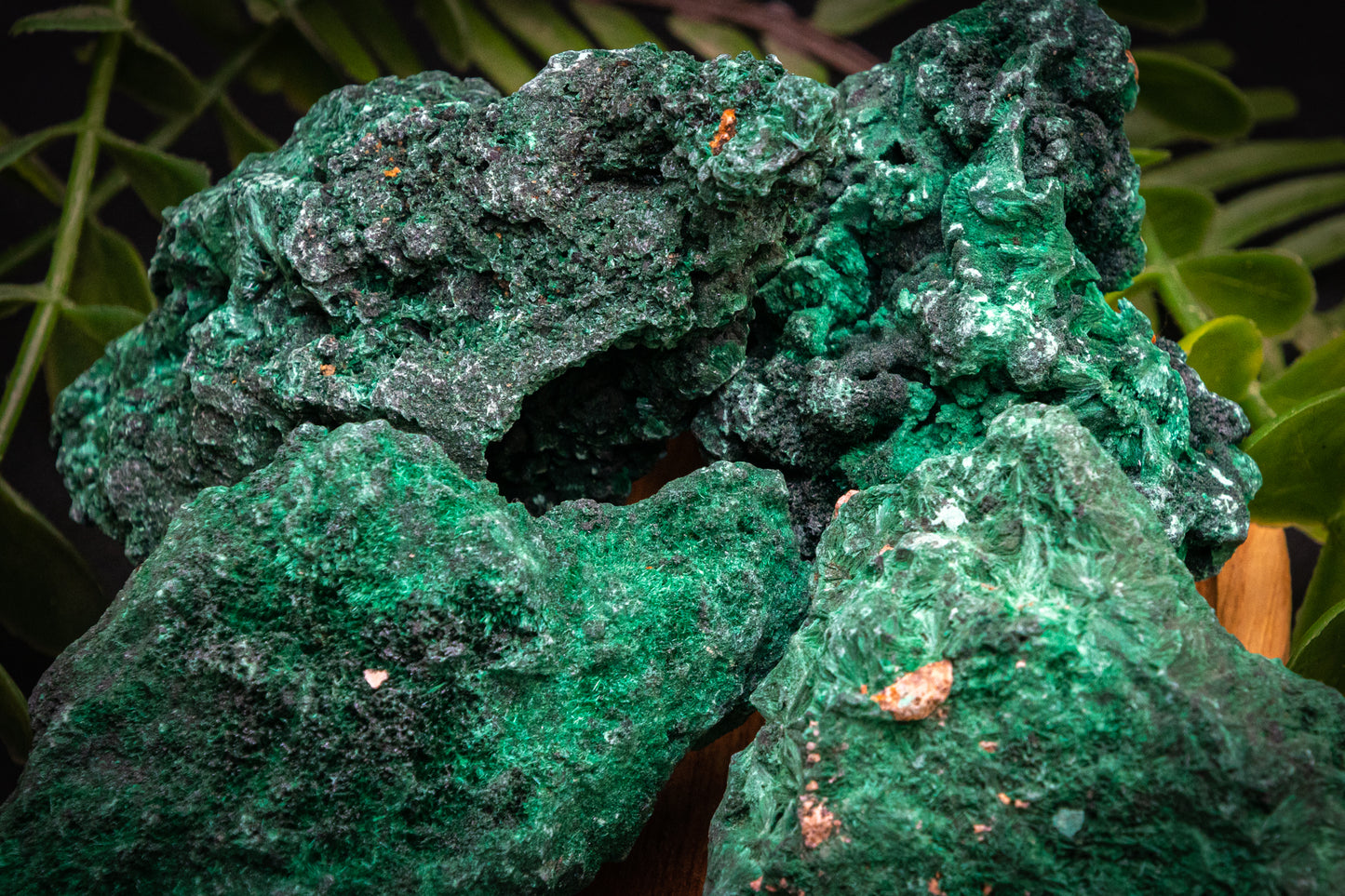 Rough malachite chunk