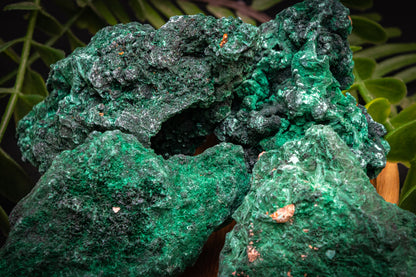 Rough malachite chunk