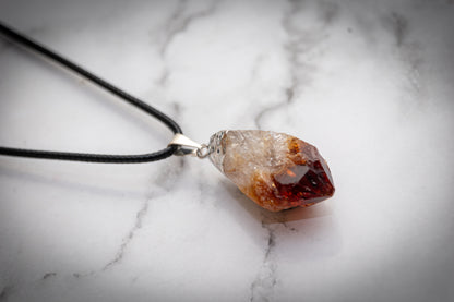 Citrine (heat treated) necklace