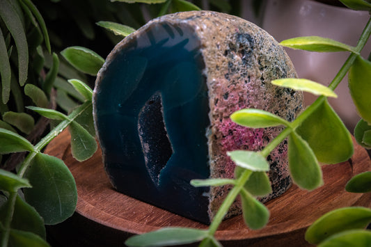 Blue agate freeform