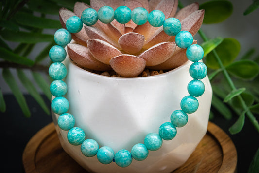 7mm Amazonite power bracelet