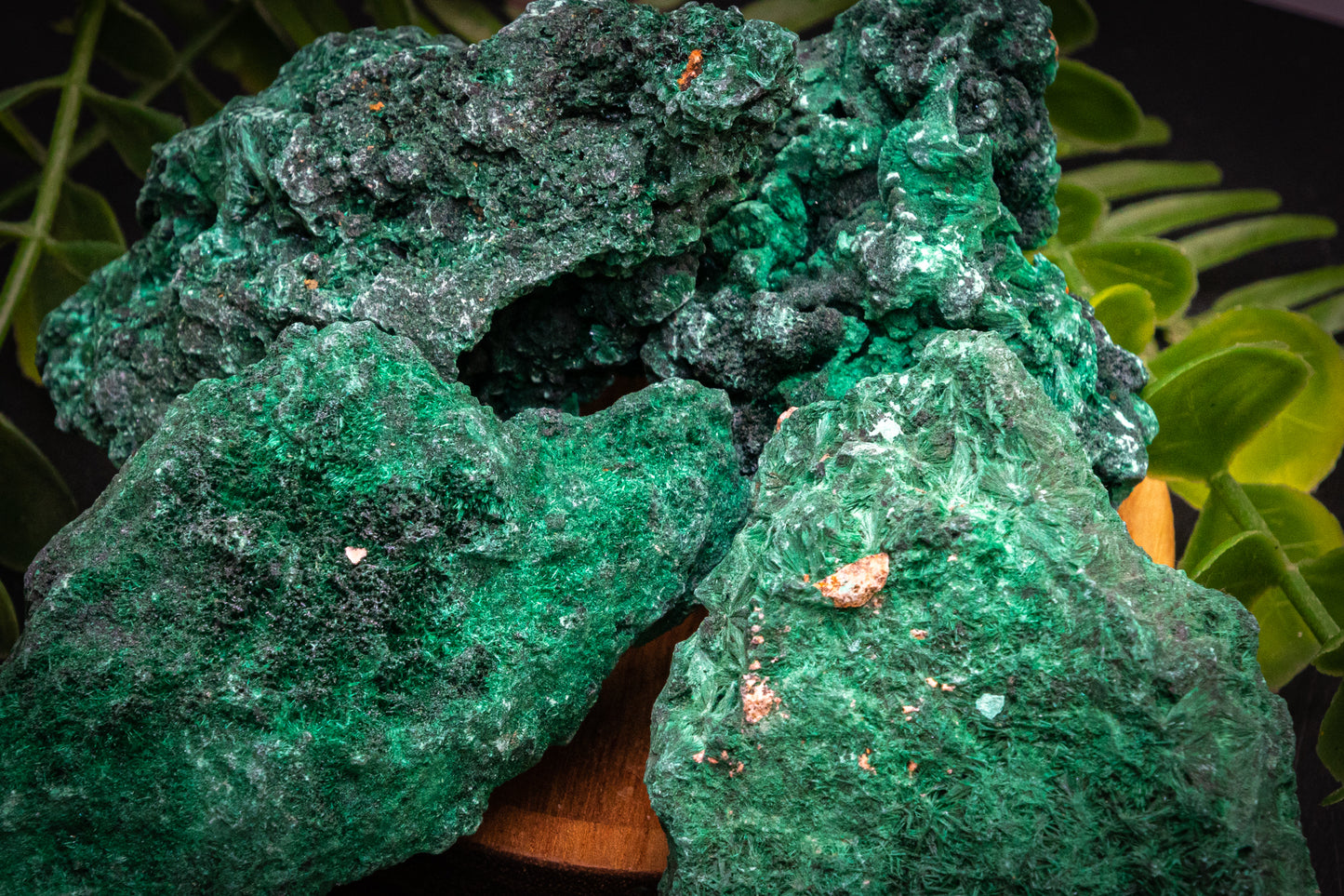 Rough malachite chunk