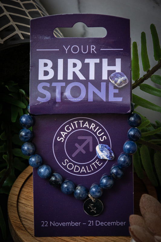 Sagittarius sodalite power bracelet