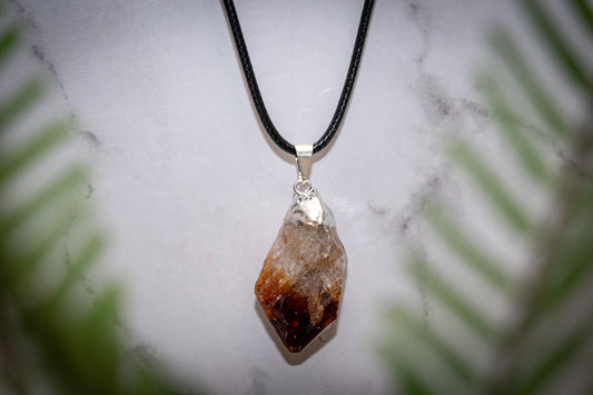Citrine (heat treated) necklace