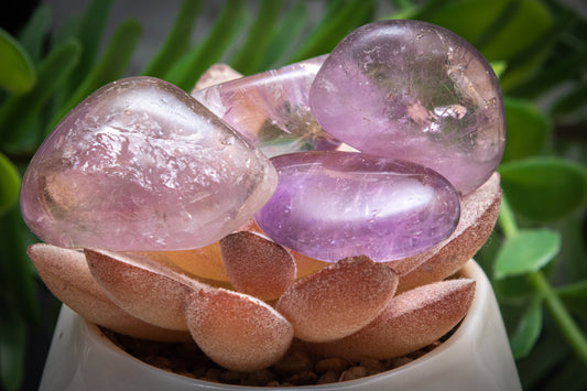 Ametrine tumblestone
