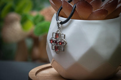 Garnet necklace