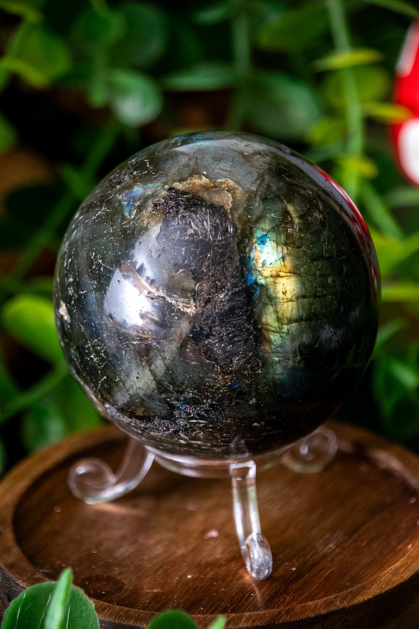 Labradorite sphere