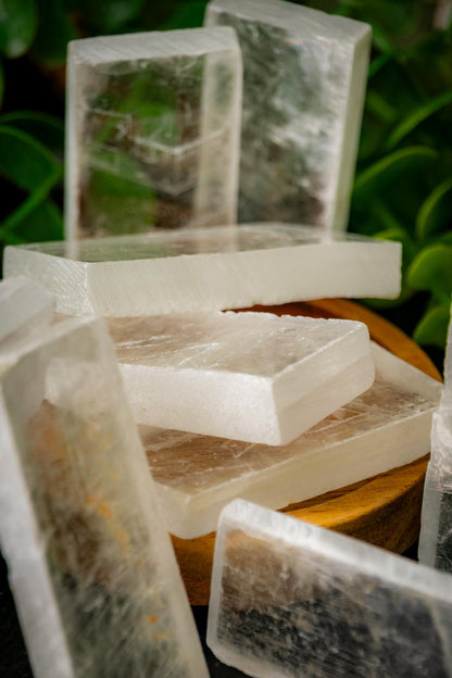 Natural selenite stick
