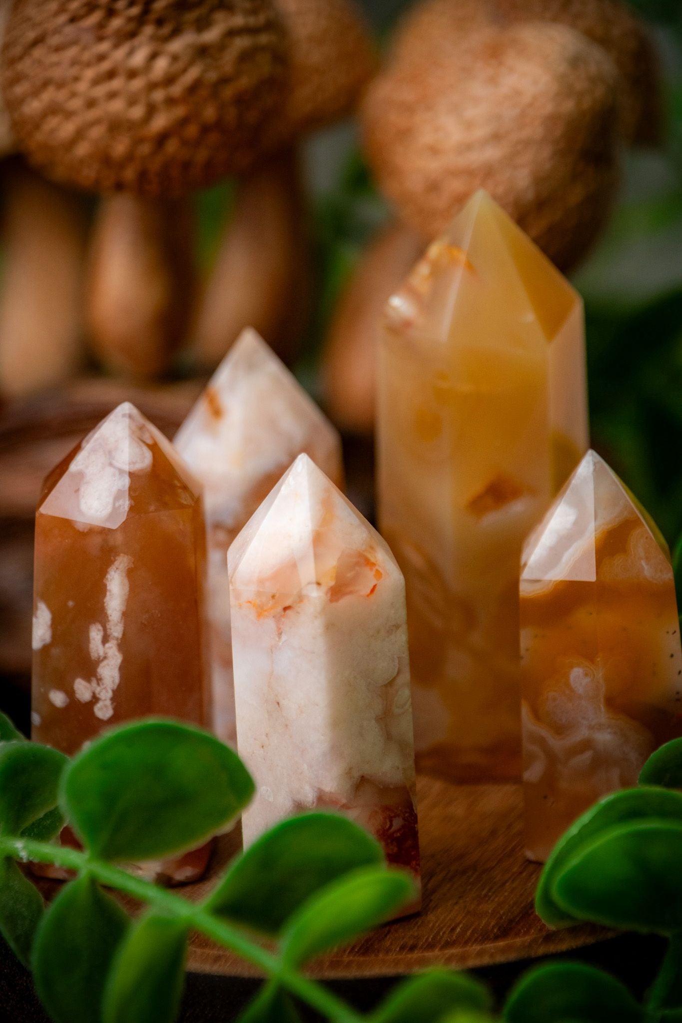 Flower agate tower