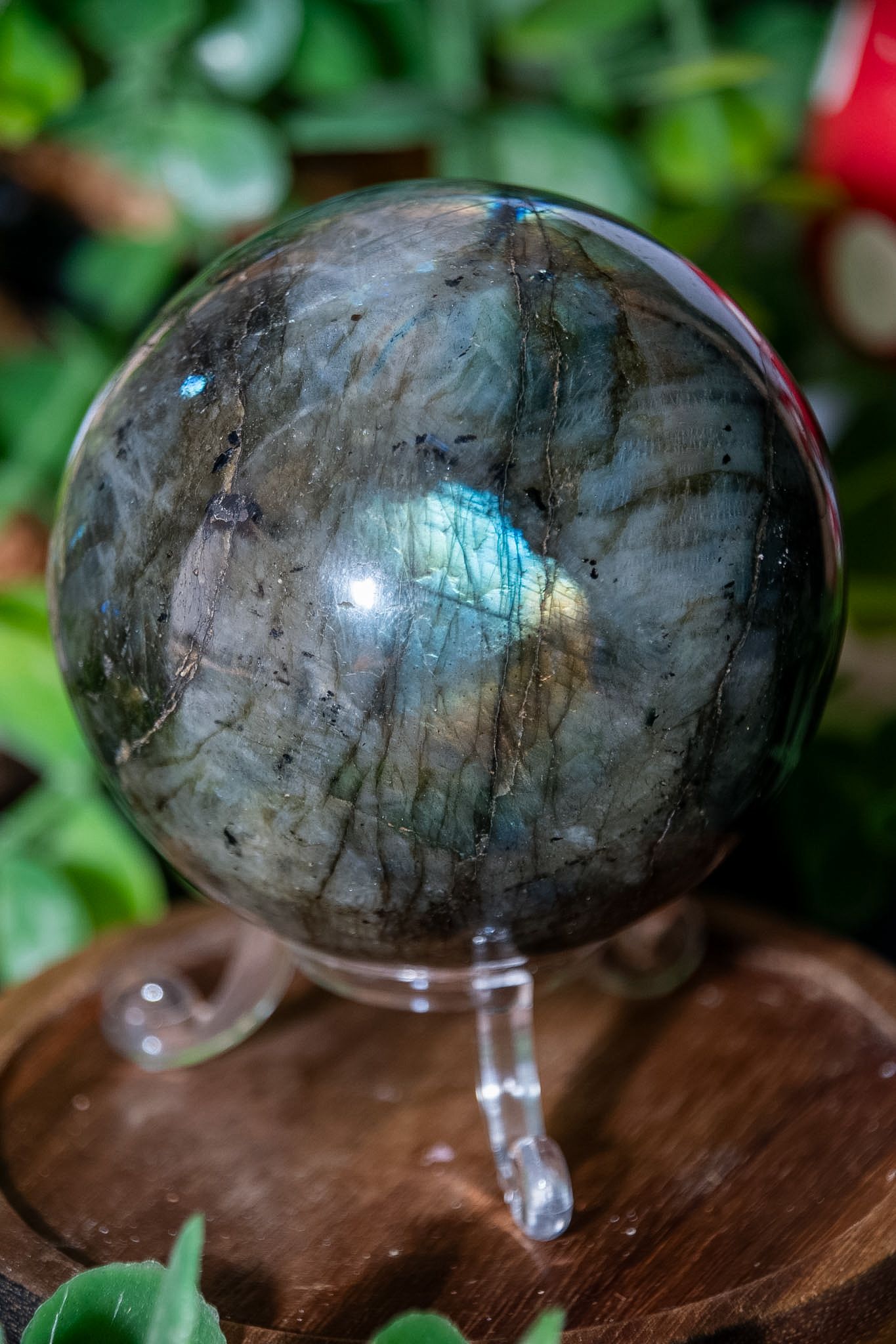 Labradorite sphere