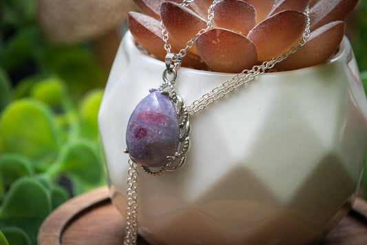 Unicorn stone necklace