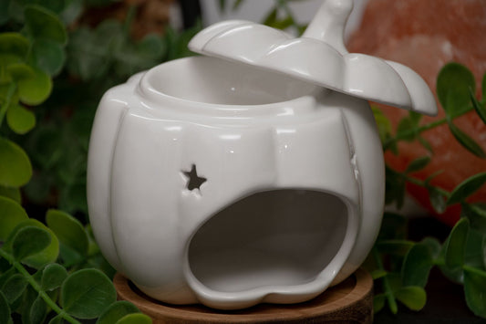 White pumpkin oil burner