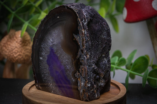Purple agate freeform