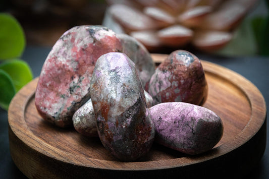 Pink cobalt calcite tumblestone