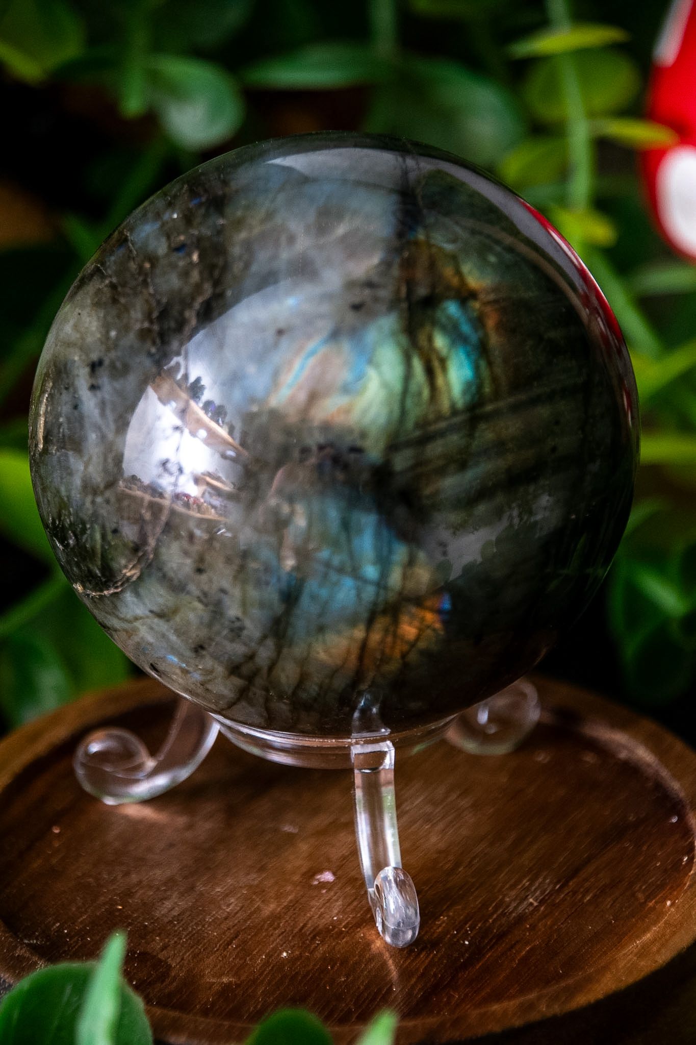 Labradorite sphere