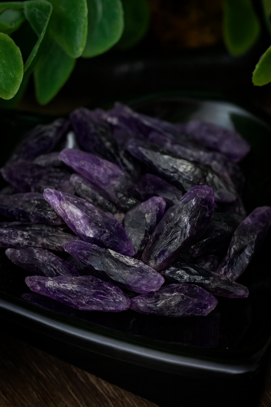 Raw Amethyst dogtooth mini shards