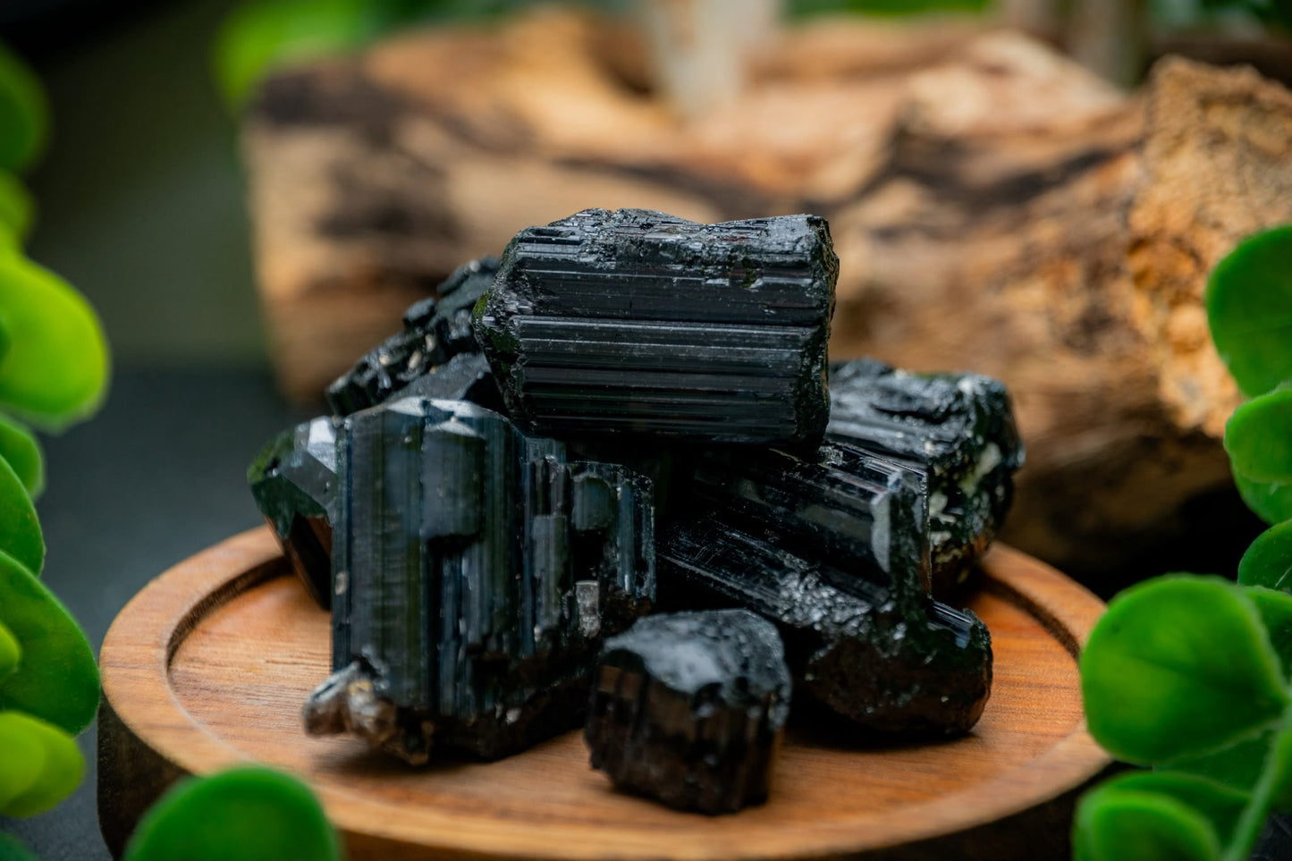 Madagascan raw black tourmaline