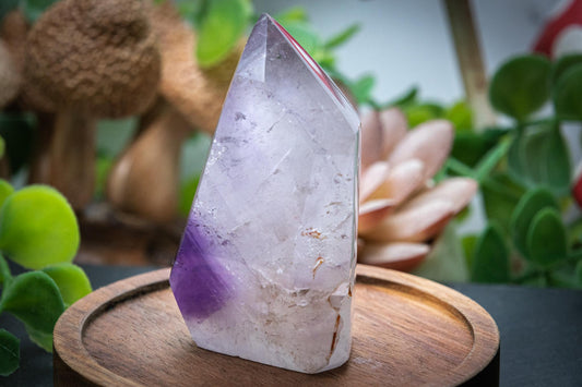 Phantom amethyst points