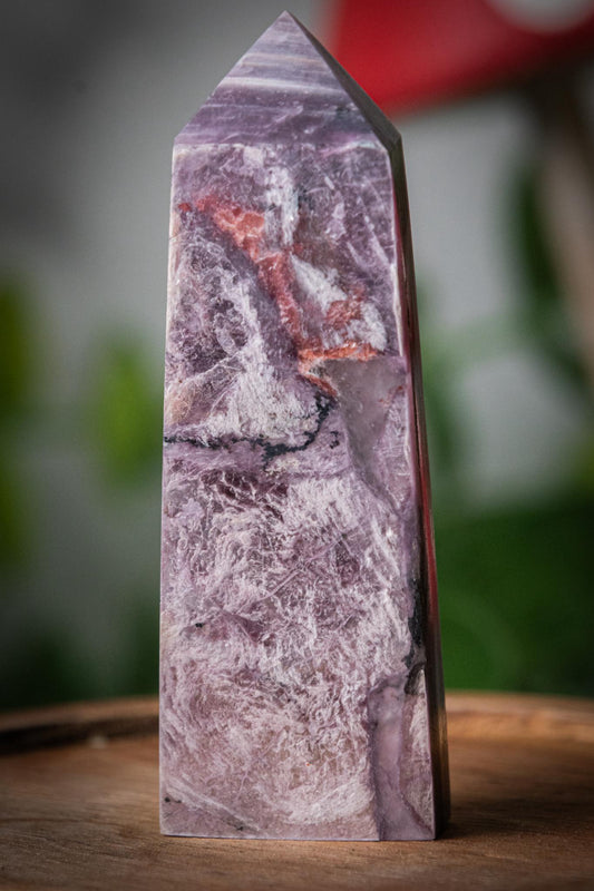 Lepidolite tower