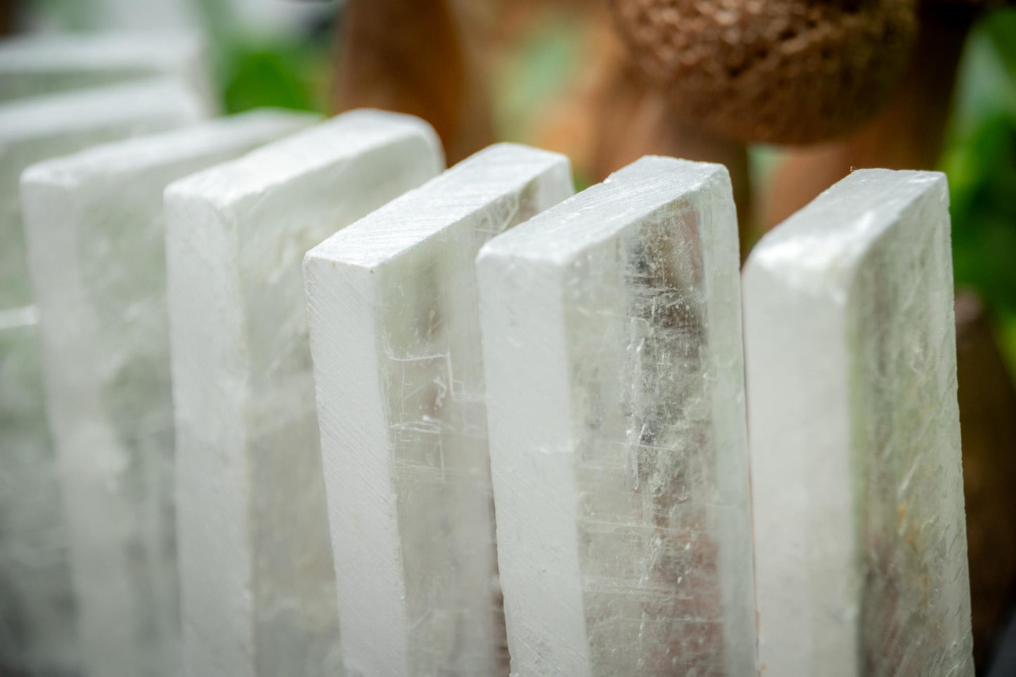 Natural selenite stick