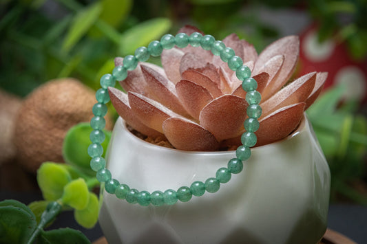 CHILDREN'S 4mm Green Aventurine power bracelet
