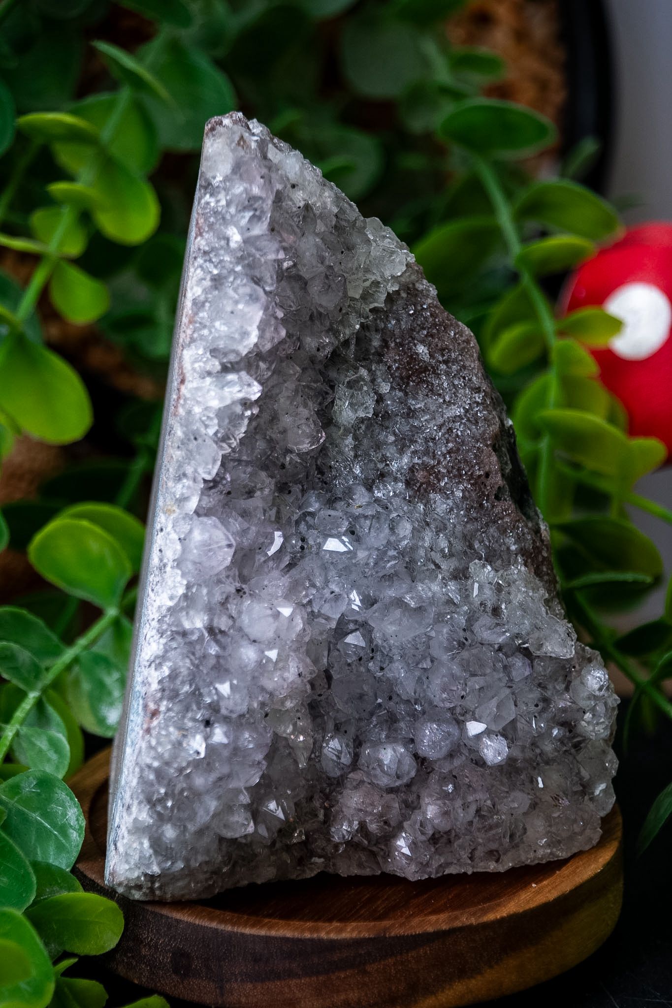 Pale Amethyst Druzy Freeform