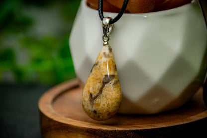 Honey moonstone (Zebradorite) necklace